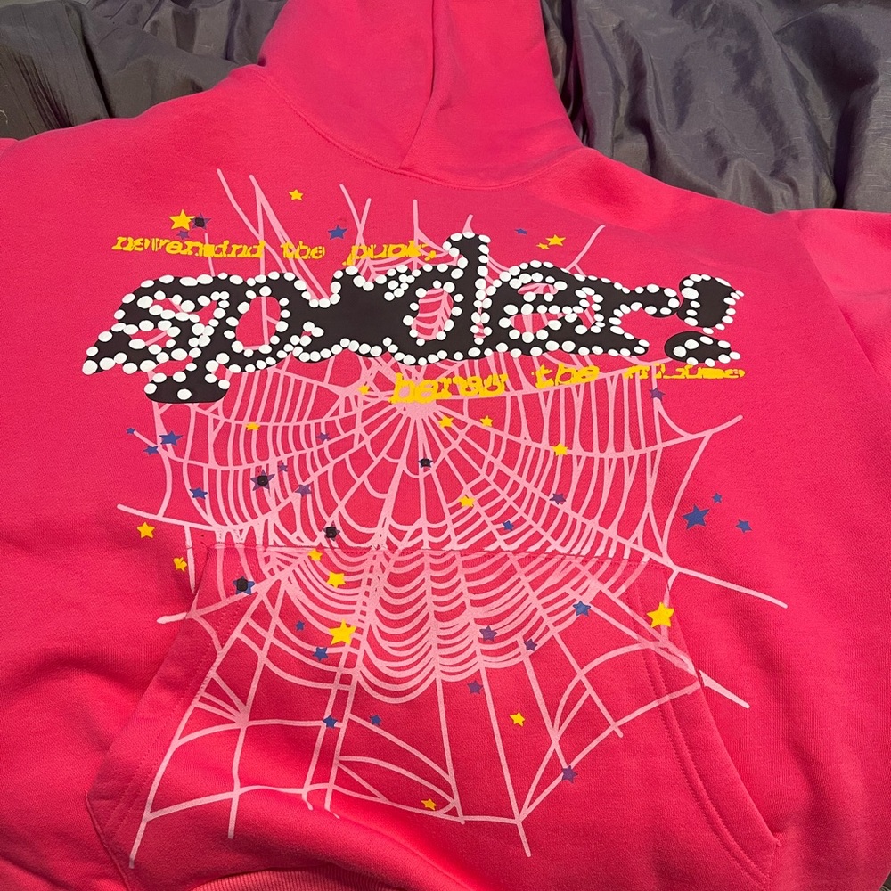 1:1 rep not a real spider hoodie very comfortable and warm 100% Cotten